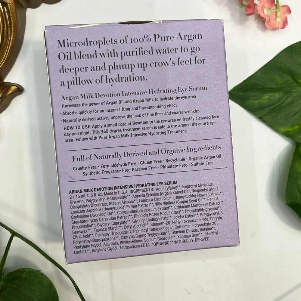 NEW Josie Maran All Eyes on Argan Milk